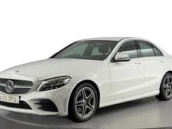 White Used 2019 Mercedes C180 AMG line Sedan | £16,920 (A bit pricey)