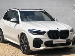 Mineral white Used 2021 BMW X5 M Sport SUV | £43,000 (Good price)