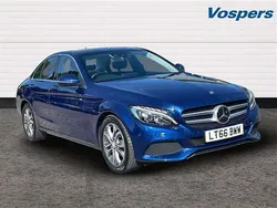 Blue Used 2016 Mercedes C200 Premium Plus Sedan | £13,700 (Fair price)