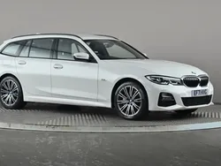 White Used 2022 BMW 330e M Sport Estate | £23,498 (Good price)