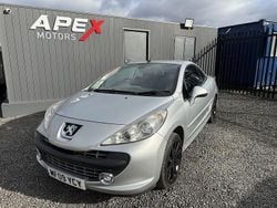Silver Used 2009 Peugeot 207 CC GT Cabriolet | £1,995 (Fair price)
