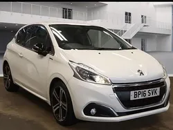 White Used 2016 Peugeot 208 GT-line Hatchback | £6,795 (A bit pricey)