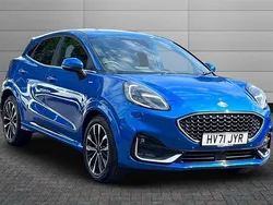 Blue Used 2021 Ford Puma ST-Line Hatchback | £17,800 (A bit pricey)