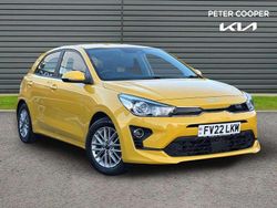 Yellow Used 2022 Kia Rio Hatchback | £12,391 (A bit pricey)
