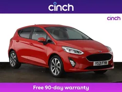 Red Used 2021 Ford Fiesta Trend Hatchback | £10,099 (Fair price)