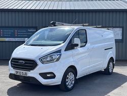 White Used 2022 Ford Transit Custom Limited Van | £18,540 (Expensive)