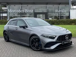 Grey Used 2023 Mercedes A35 AMG Premium Plus Hatchback | £37,485 (A bit pricey)