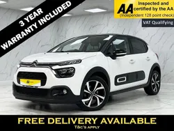 White Used 2021 Citroën C3 PureTech Hatchback | £11,195 (Fair price)