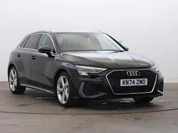 Black Used 2024 Audi A3 S-Line Hatchback | £28,495 (A bit pricey)