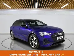 Blue Used 2021 Audi e-tron Black Edition SUV | £20,349 (Super price)
