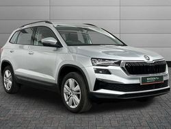 Brilliant silver metallic Used 2024 Skoda Karoq SE Drive SUV | £23,250 (Fair price)