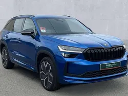 Blue Used 2024 Skoda Kodiaq SportLine SUV | £39,490 (Expensive)