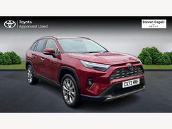 Red Used 2022 Toyota RAV4 Hybrid SUV | £26,856 (A bit pricey)