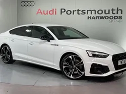 White Used 2022 Audi S5 Sportback Black Edition Hatchback | £38,490