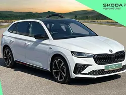 Moon white metallic Used 2025 Skoda Scala Monte Carlo Hatchback | £22,900 (A bit pricey)