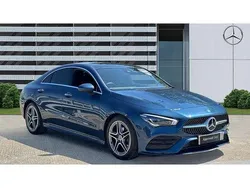 Blue Used 2022 Mercedes CLA180 AMG Line Premium Plus Sedan | £24,604 (Fair price)