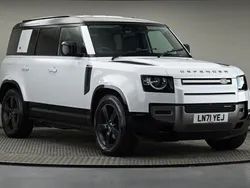 Exterior paint yulong white Used 2021 Land Rover Defender Dynamic SUV | £48,000 (Fair price)