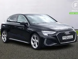 Black Used 2021 Audi A3 S-Line Hatchback | £20,099 (Fair price)