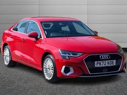 Tango red Used 2022 Audi A3 Sport Sedan | £18,950 (Fair price)