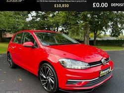 Red Used 2017 VW Golf VII SE Hatchback | £10,850 (A bit pricey)
