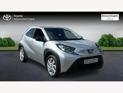 Silver Used 2023 Toyota Aygo PURE Hatchback | £12,995 (Fair price)