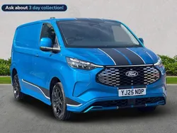 Blue New 2025 Ford E-Transit Sport Van | £29,000