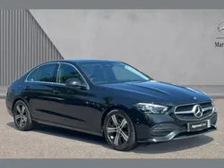 Obsidian black metallic Used 2022 Mercedes C220 Sedan | £23,191 (Super price)