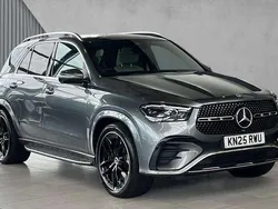 Selenite grey metallic Used 2025 Mercedes GLE450 AMG AMG line SUV | £71,297 (A bit pricey)
