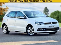 White Used 2016 VW Polo Match Hatchback | £7,650 (Fair price)
