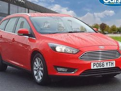 Red Used 2017 Ford Focus Titanium Estate | £10,750 (Fair price)