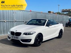 White Used 2020 BMW 218 Sport Line Cabriolet | £16,495 (Fair price)