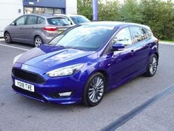 Blue Used 2018 Ford Focus ST-Line Hatchback | £10,450 (Good price)