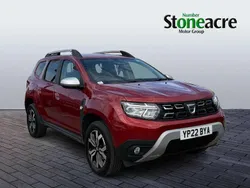 Red Used 2022 Dacia Duster Prestige SUV | £15,500 (Fair price)