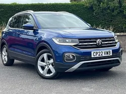 Blue Used 2022 VW T-Cross SEL SUV | £15,780 (Fair price)