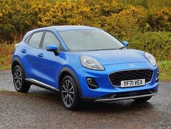 Blue Used 2022 Ford Puma Titanium Hatchback | £13,495 (Good price)