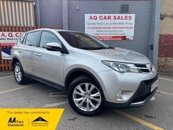 Silver Used 2013 Toyota RAV4 SUV | £8,490 (Fair price)