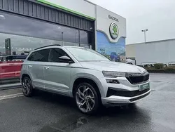 Brilliant silver metallic Used 2024 Skoda Karoq SportLine SUV | £28,495 (Fair price)