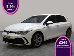 White Used 2022 VW Golf VIII R-line Hatchback | £18,988 (Fair price)