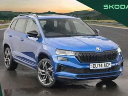 Blue Used 2024 Skoda Karoq SportLine SUV | £30,995 (A bit pricey)