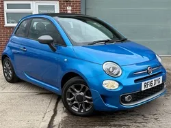 Blue Used 2016 Fiat 500 S Cabriolet | £5,495 (Fair price)