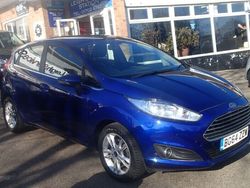 Blue Used 2014 Ford Fiesta Zetec Hatchback | £7,295 (Fair price)