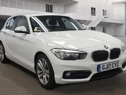 White Used 2017 BMW 118 Sport Line Hatchback | £7,494 (Fair price)