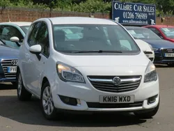 White Used 2016 Vauxhall Meriva MPV | £5,495 (A bit pricey)