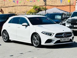 White Used 2018 Mercedes A200 AMG line Hatchback | £13,840 (Good price)
