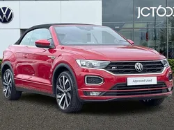 Red Used 2021 VW T-Roc Cabriolet R-line Cabriolet | £21,490 (Fair price)
