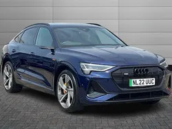 Blue Used 2022 Audi e-tron Sportback Advanced SUV | £39,495