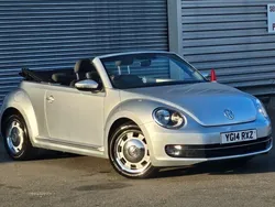 Silver Used 2014 VW Beetle Design Cabriolet | £9,999 (Fair price)