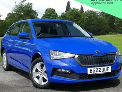 Blue Used 2022 Skoda Scala SE Hatchback | £14,495 (Fair price)