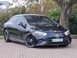 Black Used 2024 Mercedes EQE350 AMG line Sedan | £49,998 (A bit pricey)