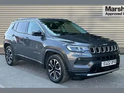 Grey Used 2022 Jeep Compass Limited SUV | £15,949 (Fair price)